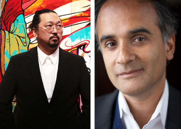 Takashi Murakami photo by Chika Okazumi; artwork © Takashi Murakami/Kaikai Kiki Co., Ltd. All Rights Reserved.