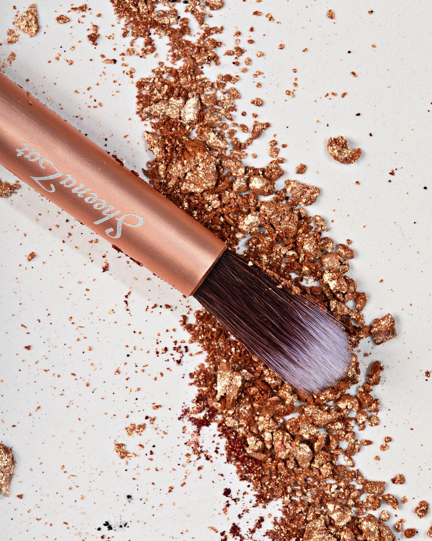 Macro shots are the best kind of shots!  Our blending brush is the perfect shape to seamlessly blend out any eye look.  I even like using it for concealer!