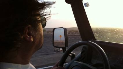 Michael in Jeep Rear View Mirror 2.JPG