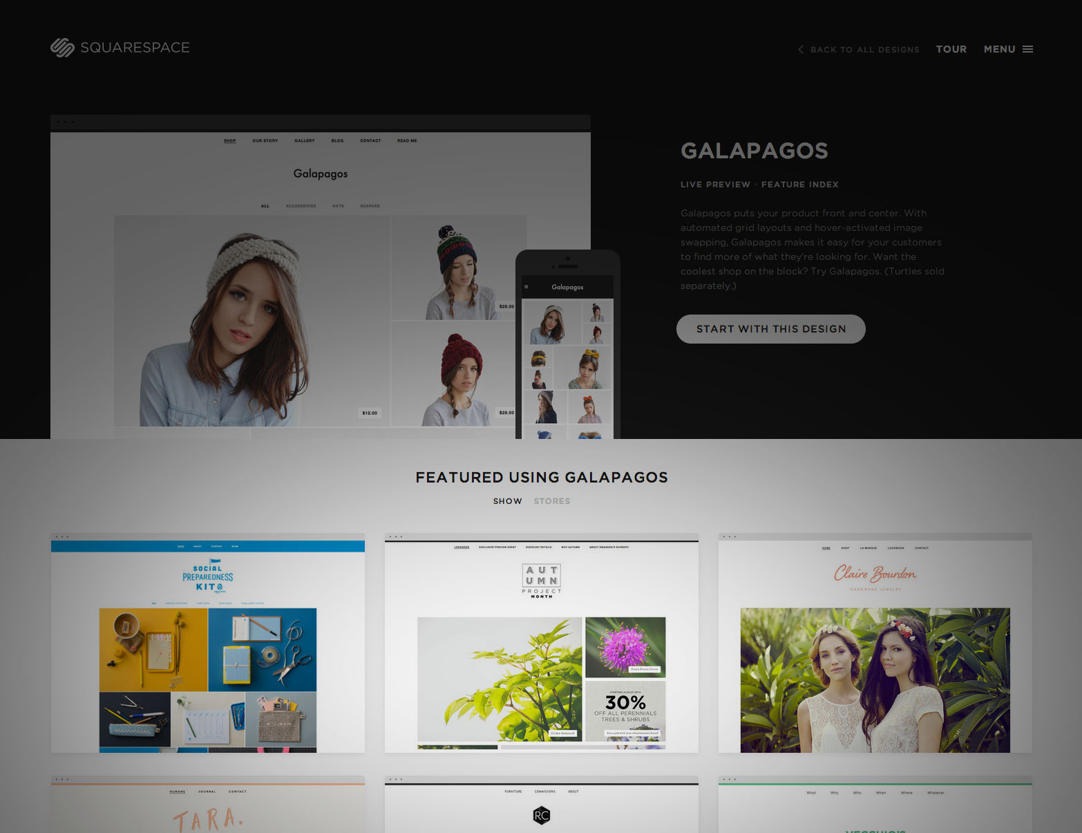 Our swansonslookbook.com - featured on Squarespace - custom coded to re-imagine a storefront template into a responsive fashion inspired "Lookbook". Content developed over 3 weeks, site developed in less than two days.