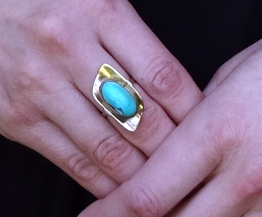 Gold and Turquoise