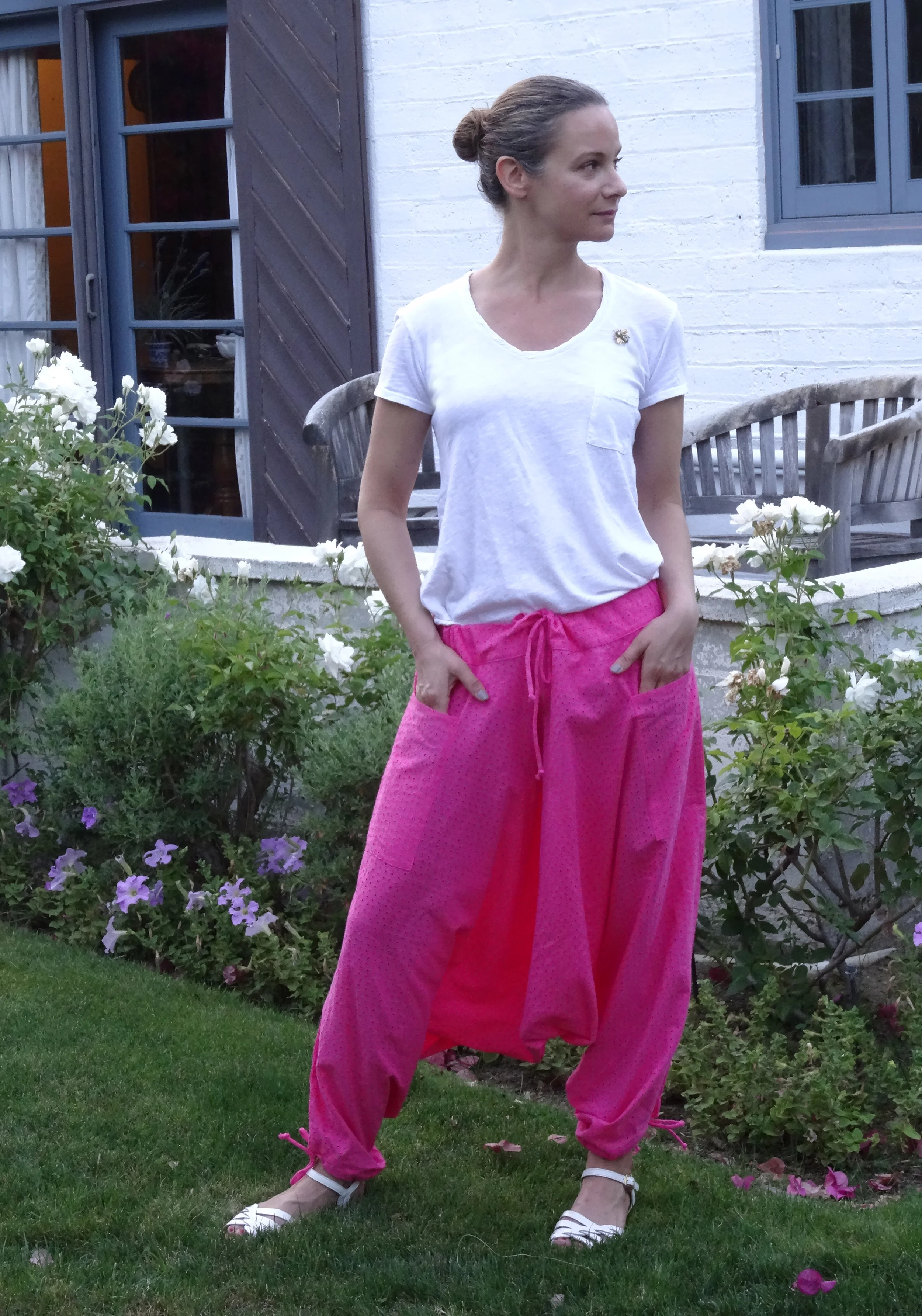 Wolfie Harem pant, Bass sandals, 