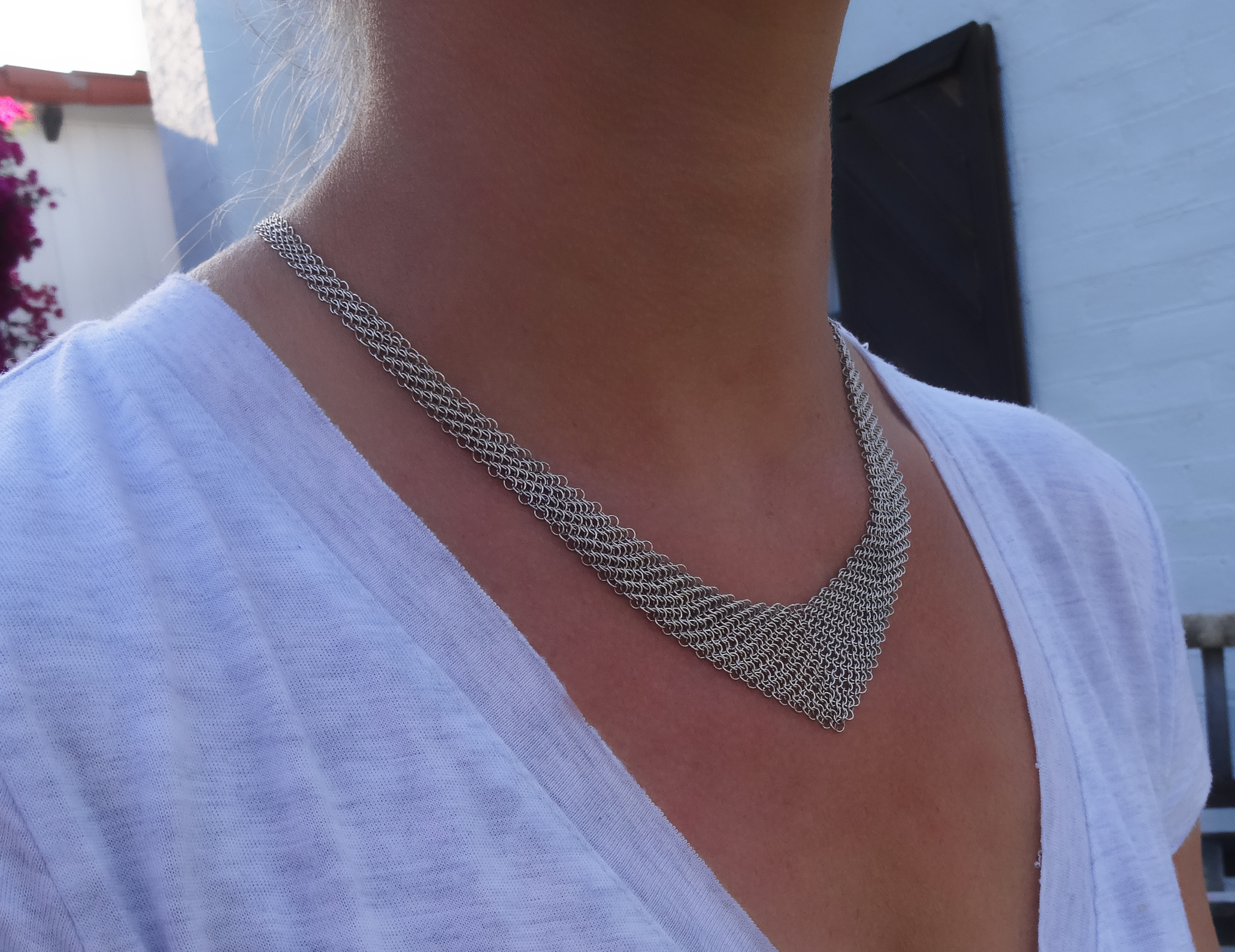 elsa peretti mesh necklace