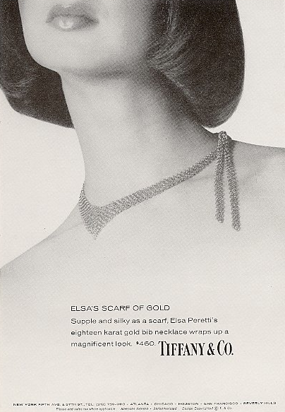 1975 scarf necklace ad