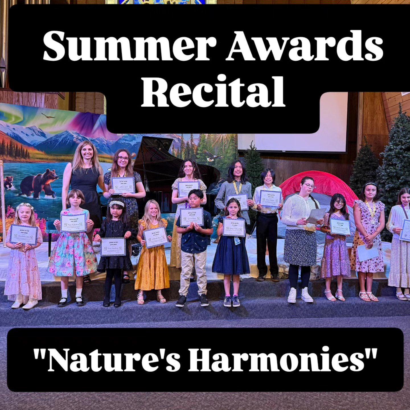 This year&rsquo;s recital was full of special moments &mdash; from first-time performers bravely stepping on stage, to students being recognized for their hard work in festivals and exams throughout the year. I&rsquo;m so proud of each of them!

Summ
