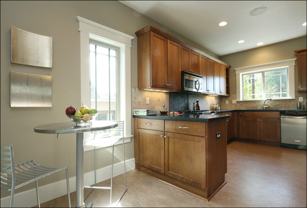 Kitchen with eat in area - main