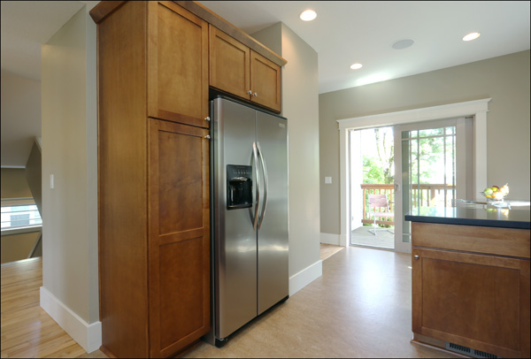 Kitchen with SS counter depth refrigerator - Professional series - main
