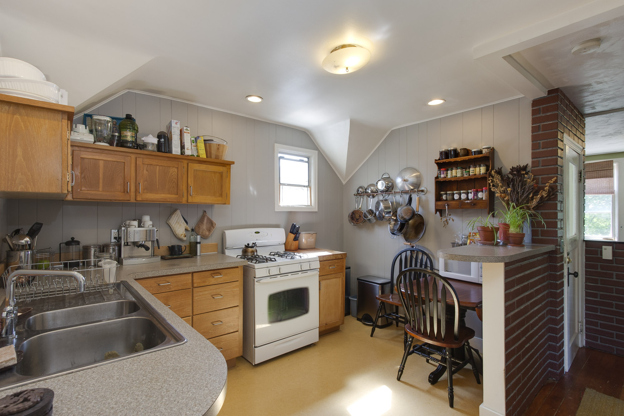 Upper floor kitchen