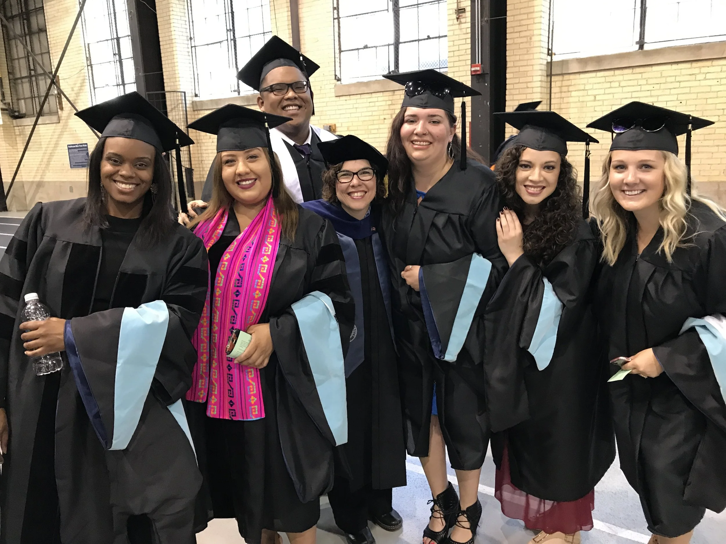 Graduation!!! Dr. Odessia Knowles, Dr. Marsha Tafoya Ávila, Education Specialist Lesther A. Papa, Dr. Domenech Rodríguez, Master Alexandra K. Reveles, Master Jeisianne Rosario Colón, Master Nicole Feigt.