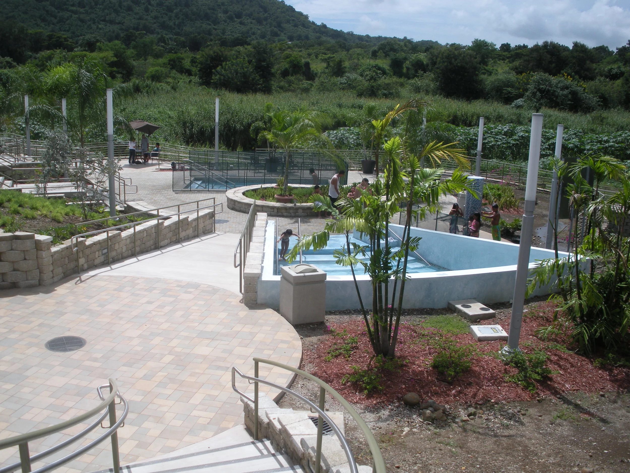 Baños de Coamo (hot springs), Coamo.
