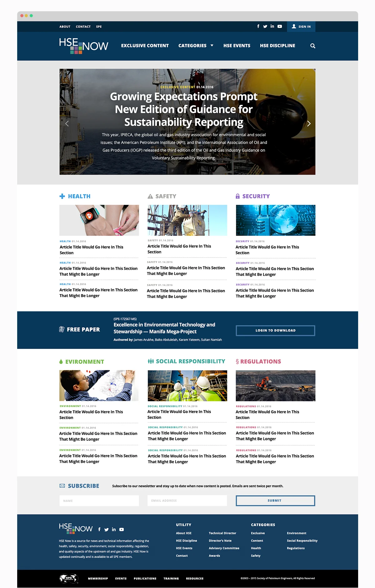 Homepage Concept (Copy)