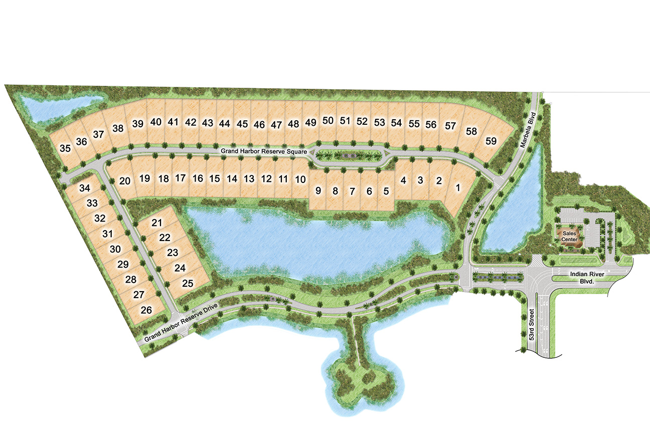 The Reserve at Grand Harbor Site Plan