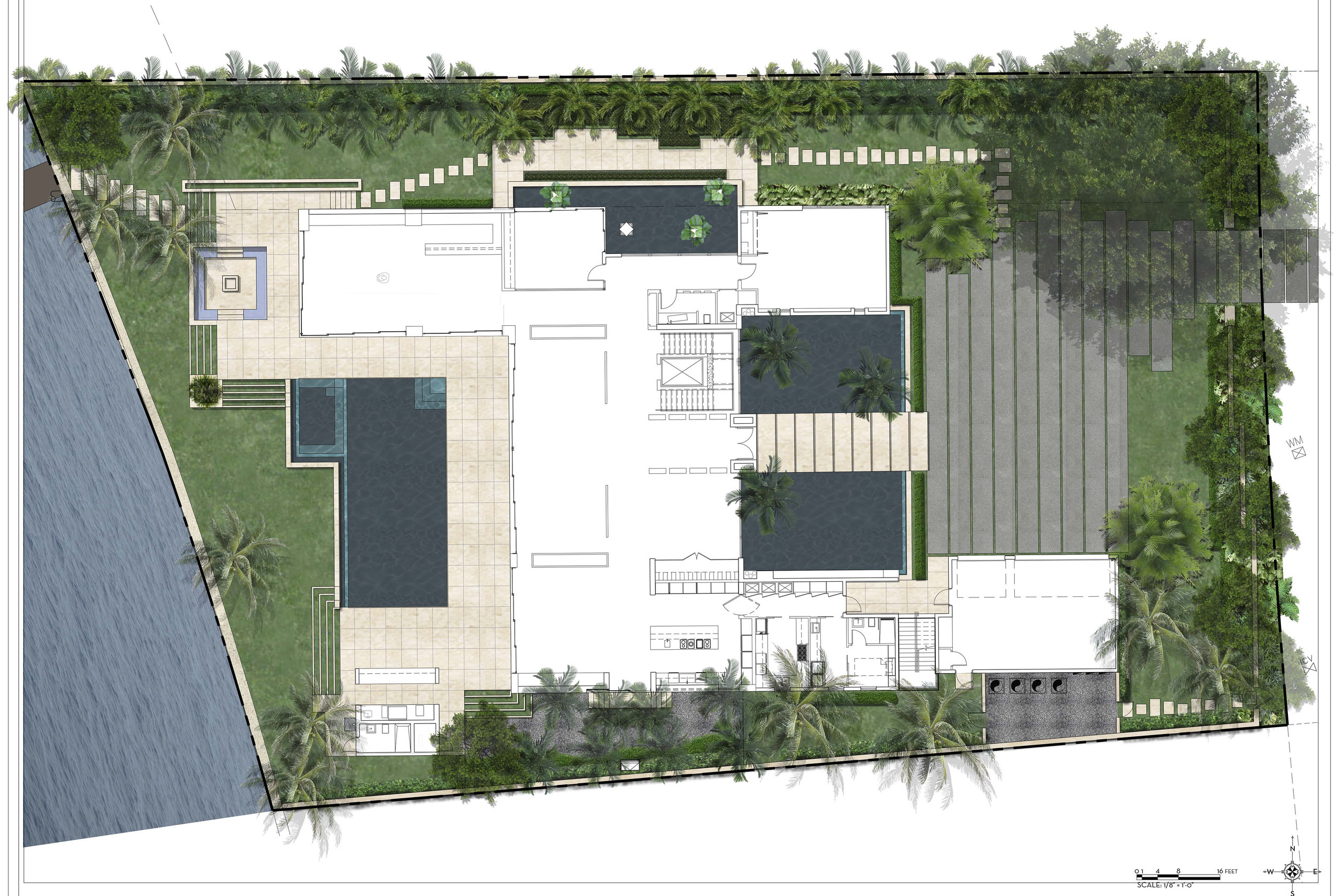 Colored Site Plan