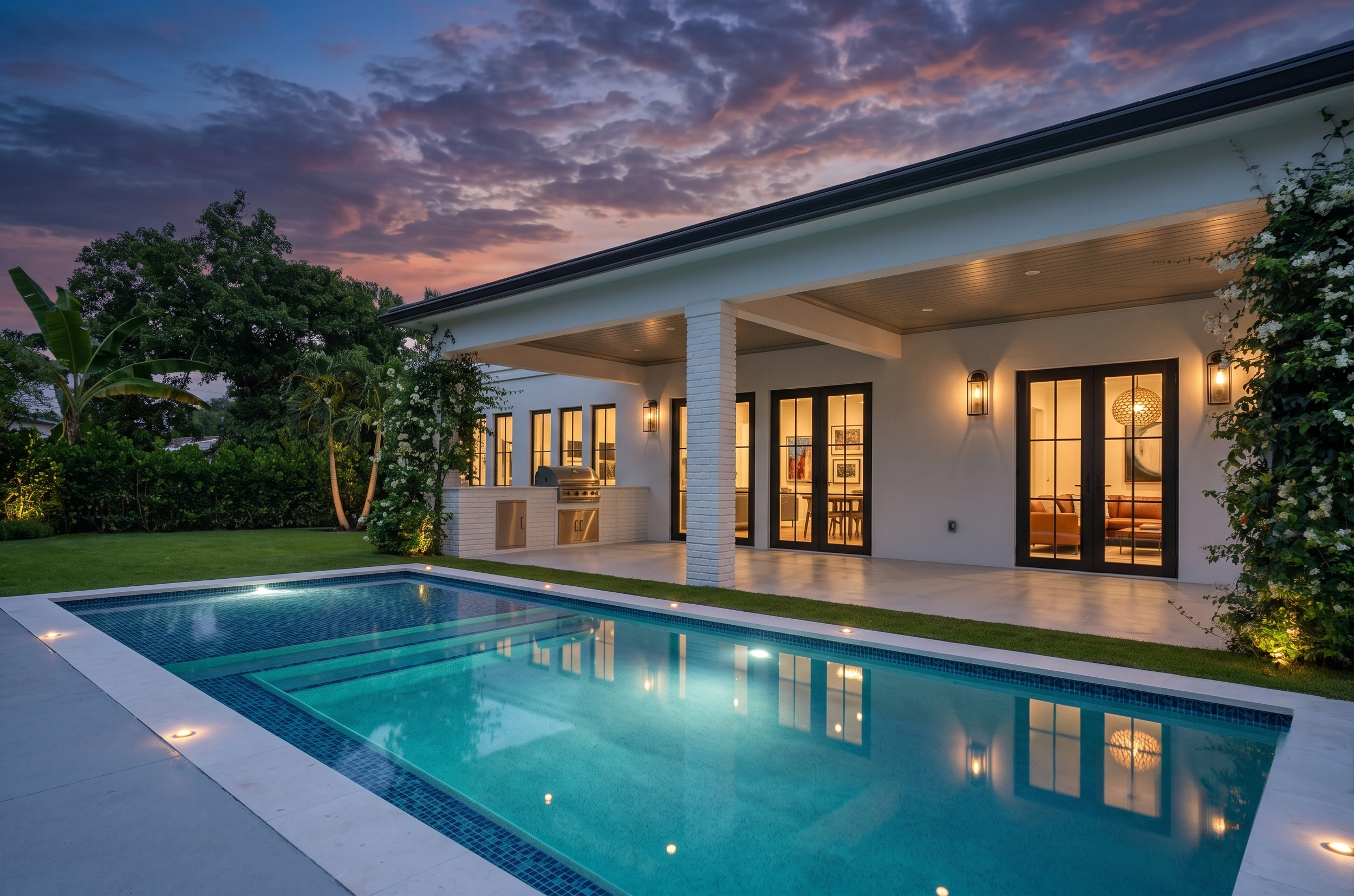 Rear / Pool Area