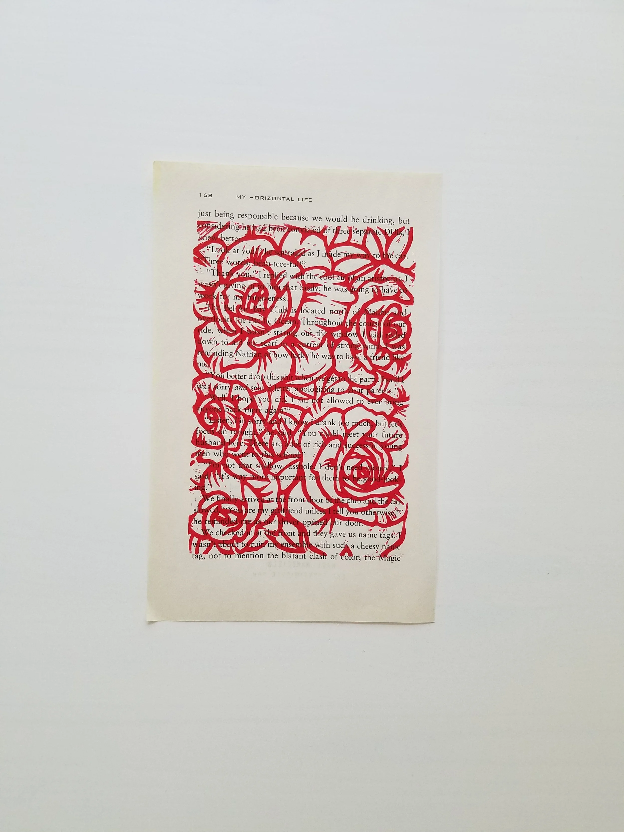 Page Print Roses