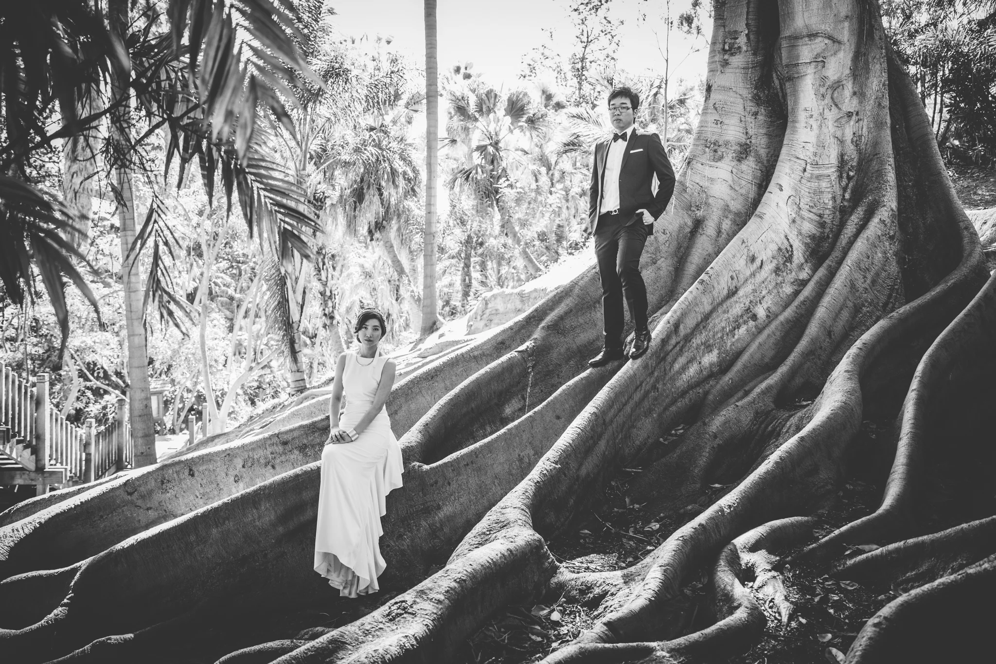 creative engagement session in balboa park
