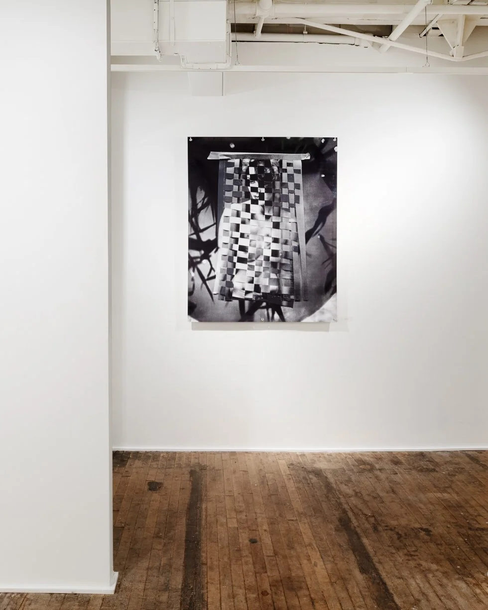   In Common Practice  at CPW, digital photographic collage printed on vinyl, 46” x 57”, 2025 