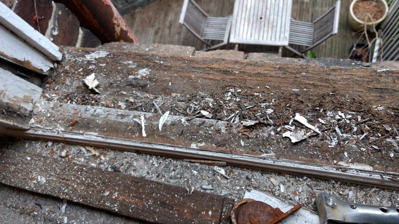 Double Hung Damaged and Rotten Window Sills Restoration