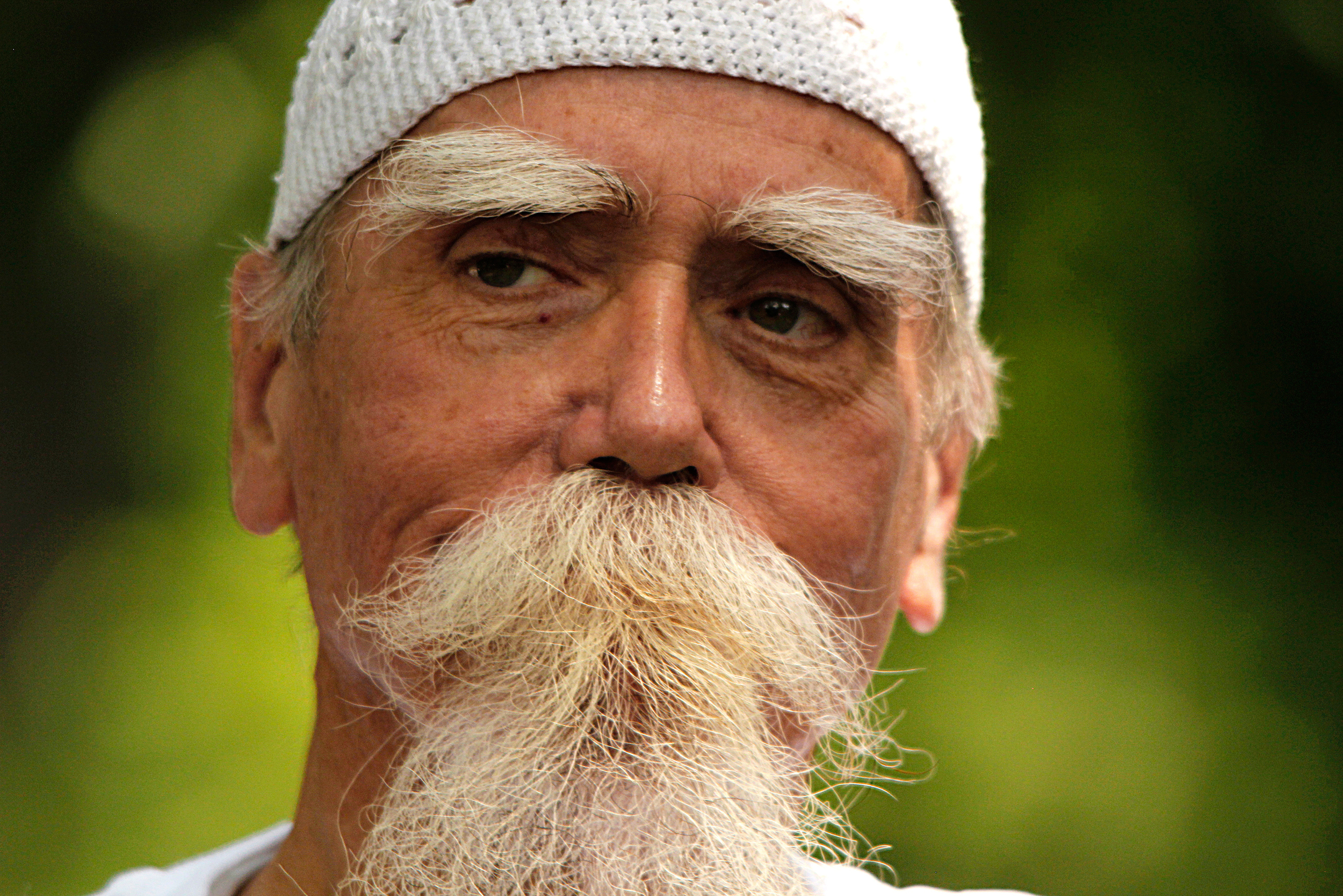 Man Wearing Taqiyah