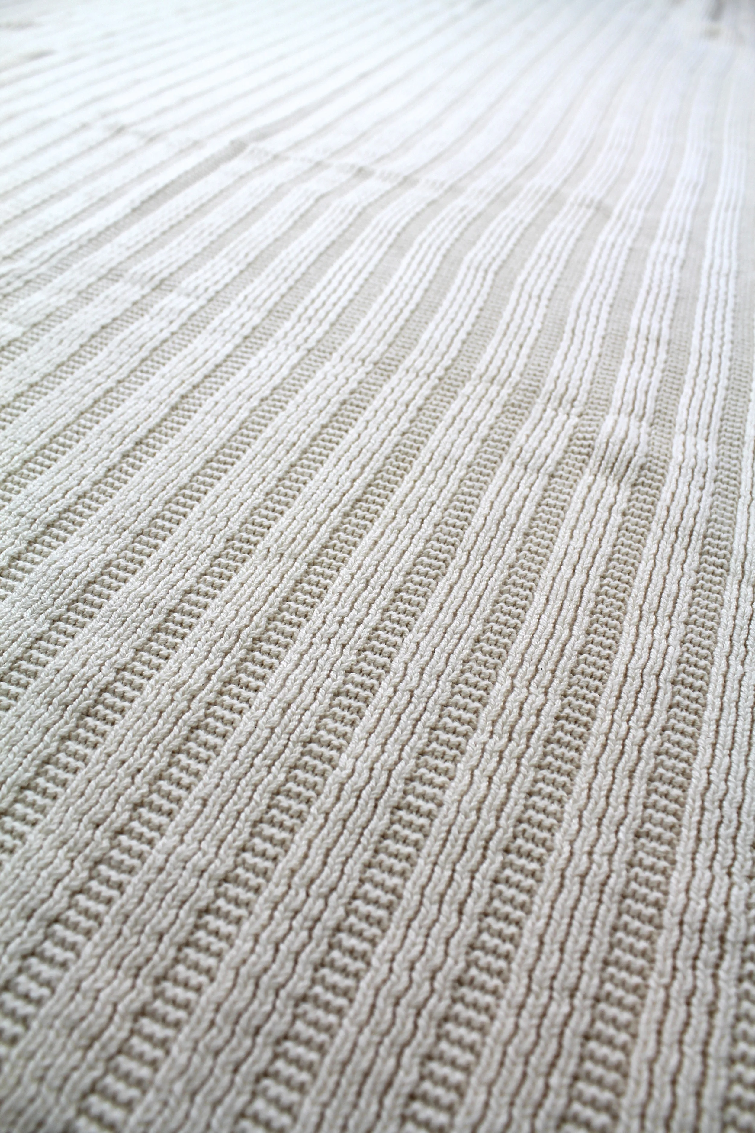 Stripes Organic Cotton Throw in Natural by Happy Habitat.jpg