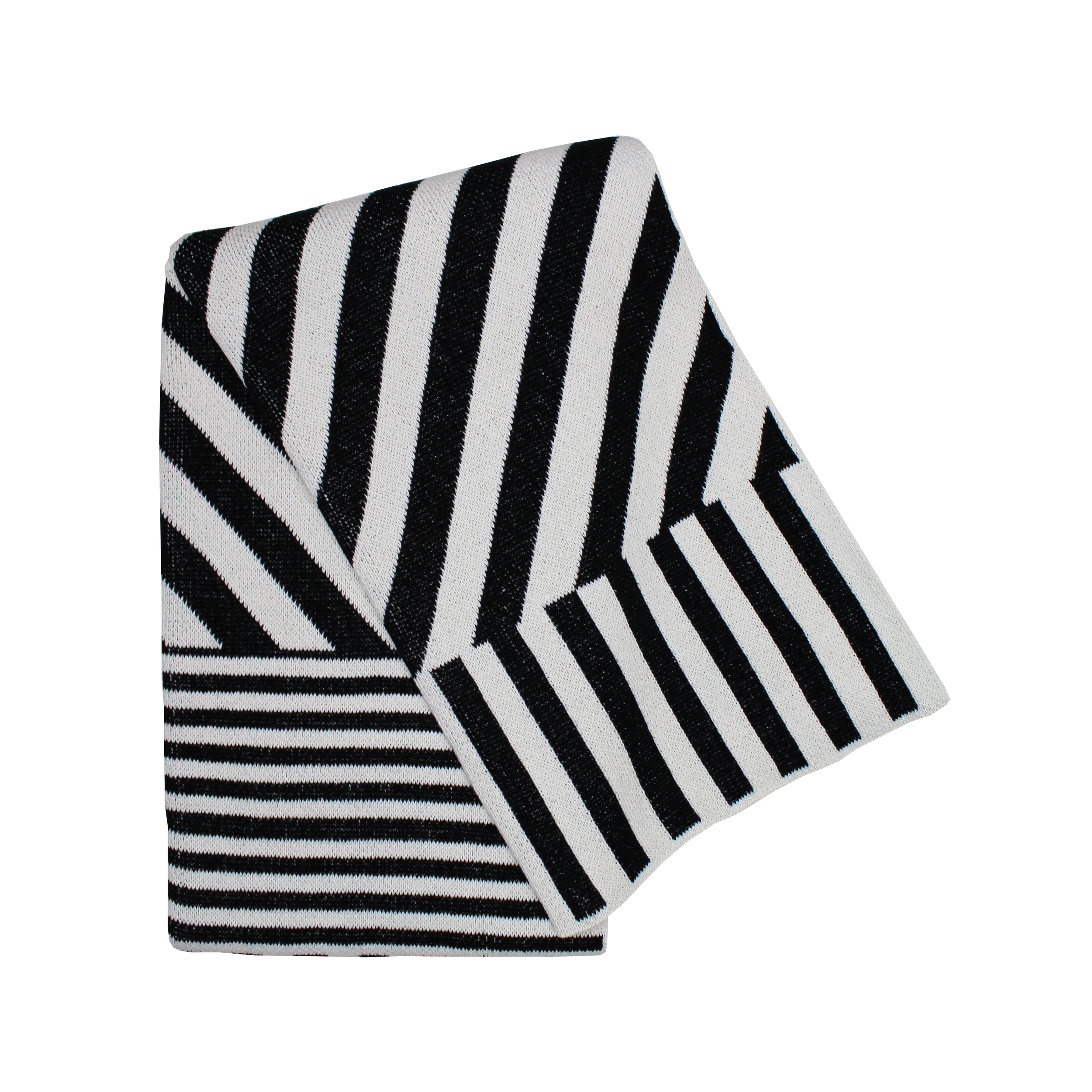 graphic stripes throw blanket