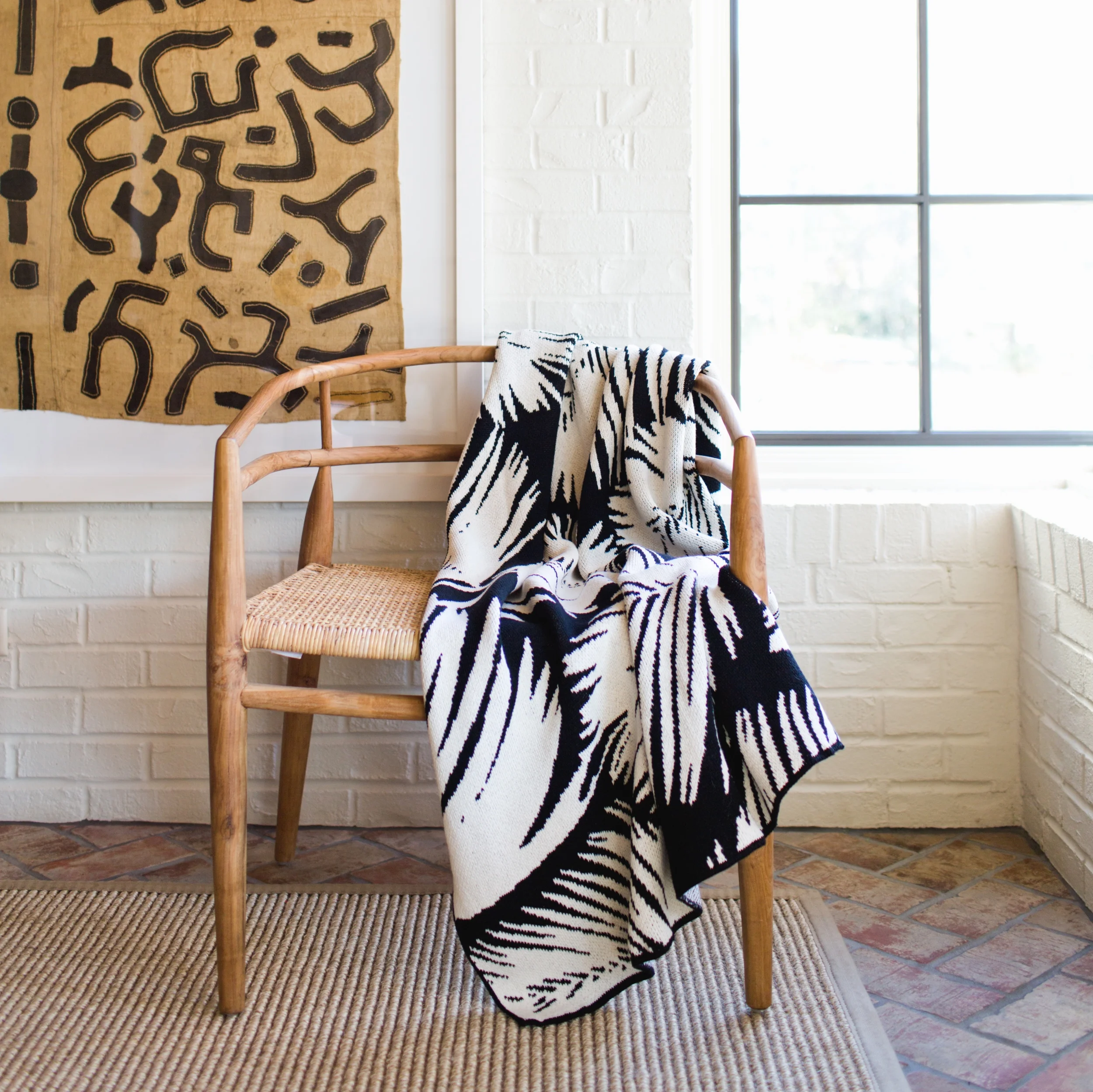 tropical leaf throw