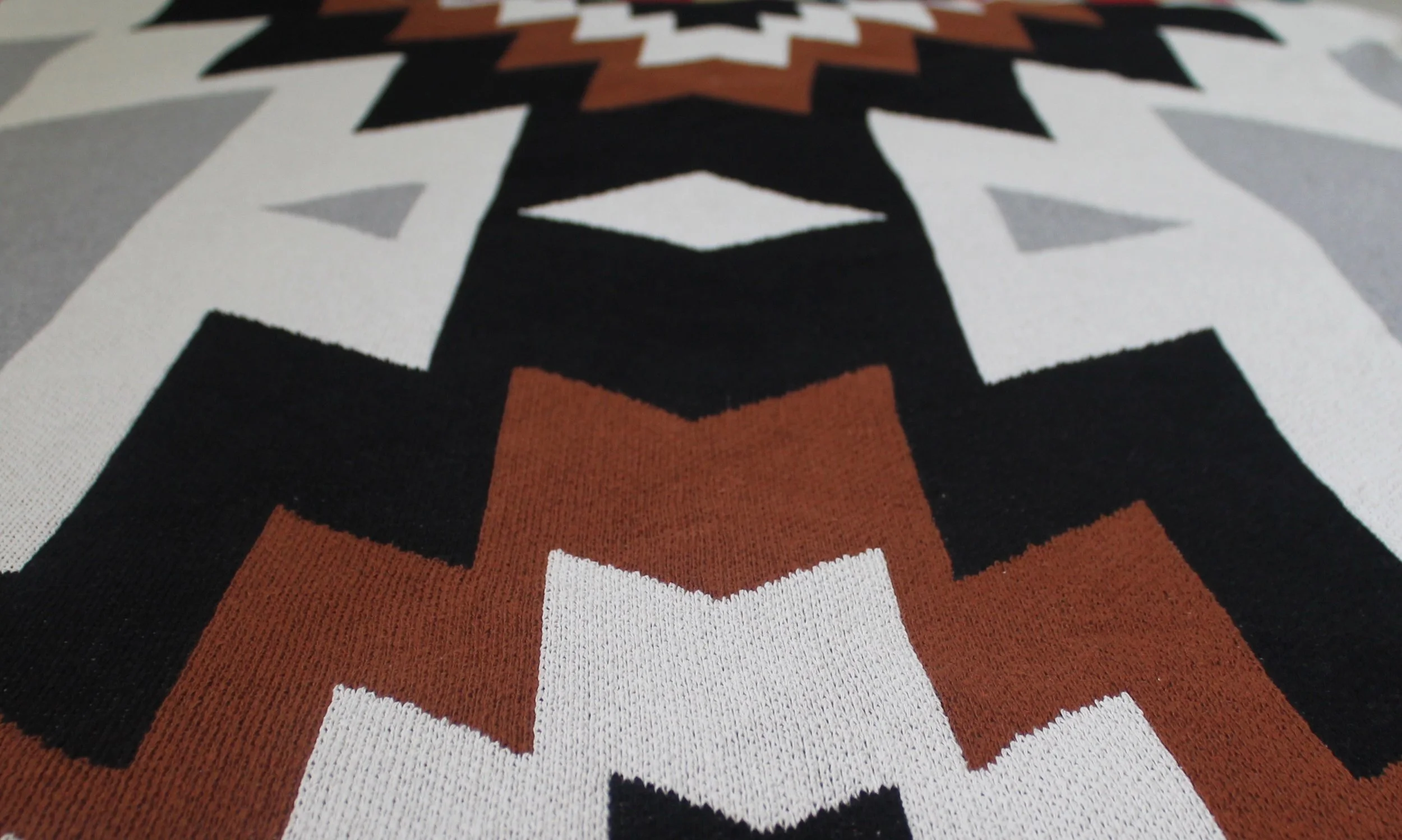 tribal print throw