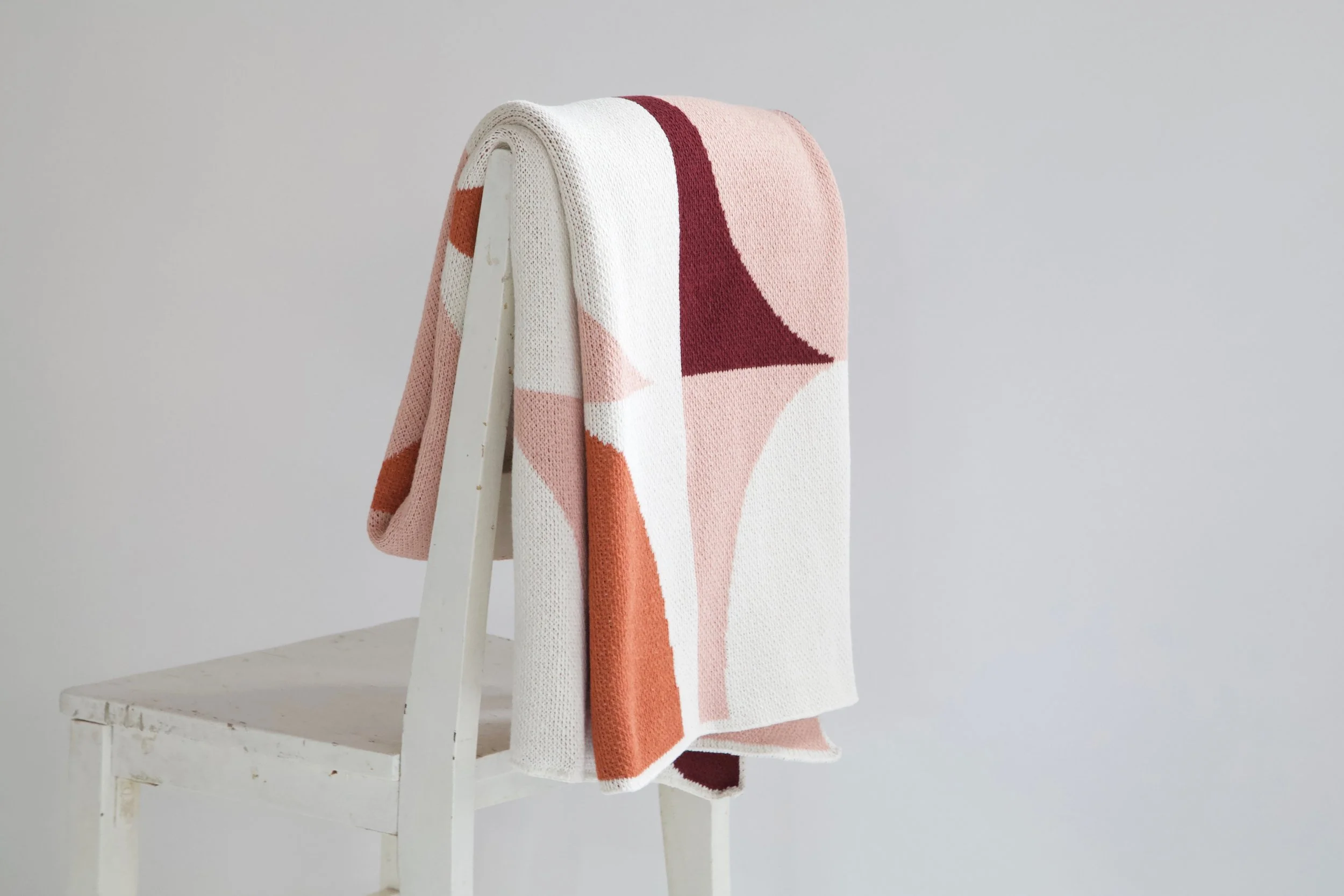 blush throw blanket