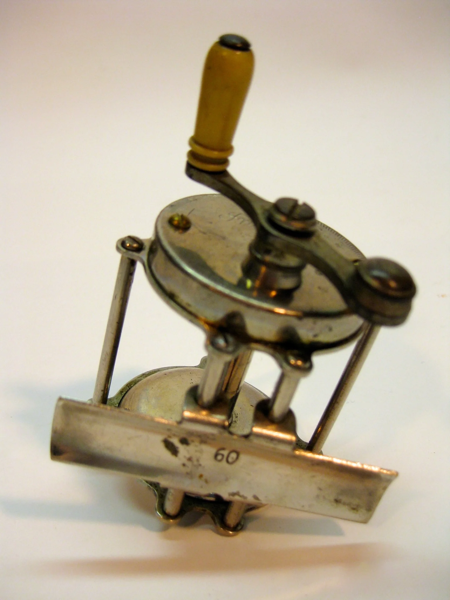 brass indian reproduction fishing reel Indian Fishing Reel — David Wasserman Antiques