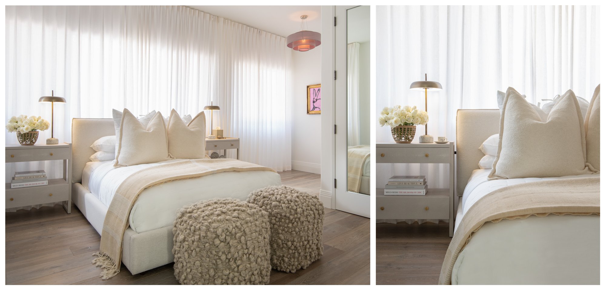  Transitional Bedroom Design with soft textures 