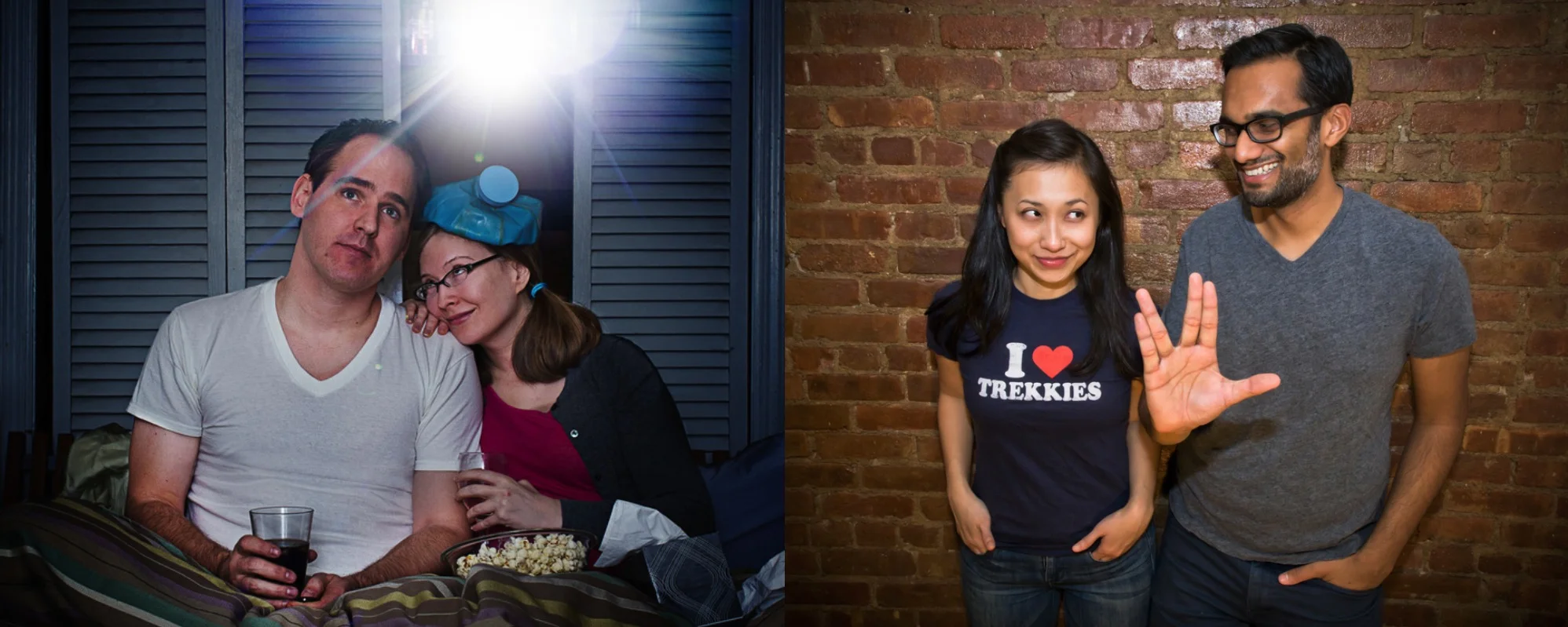 Left: Bill & Conrad, Right: Nhu-An & Ali