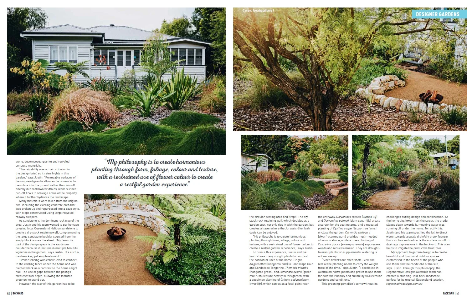 My Nambour Project Featured in Backyard Magazine & on the Cover