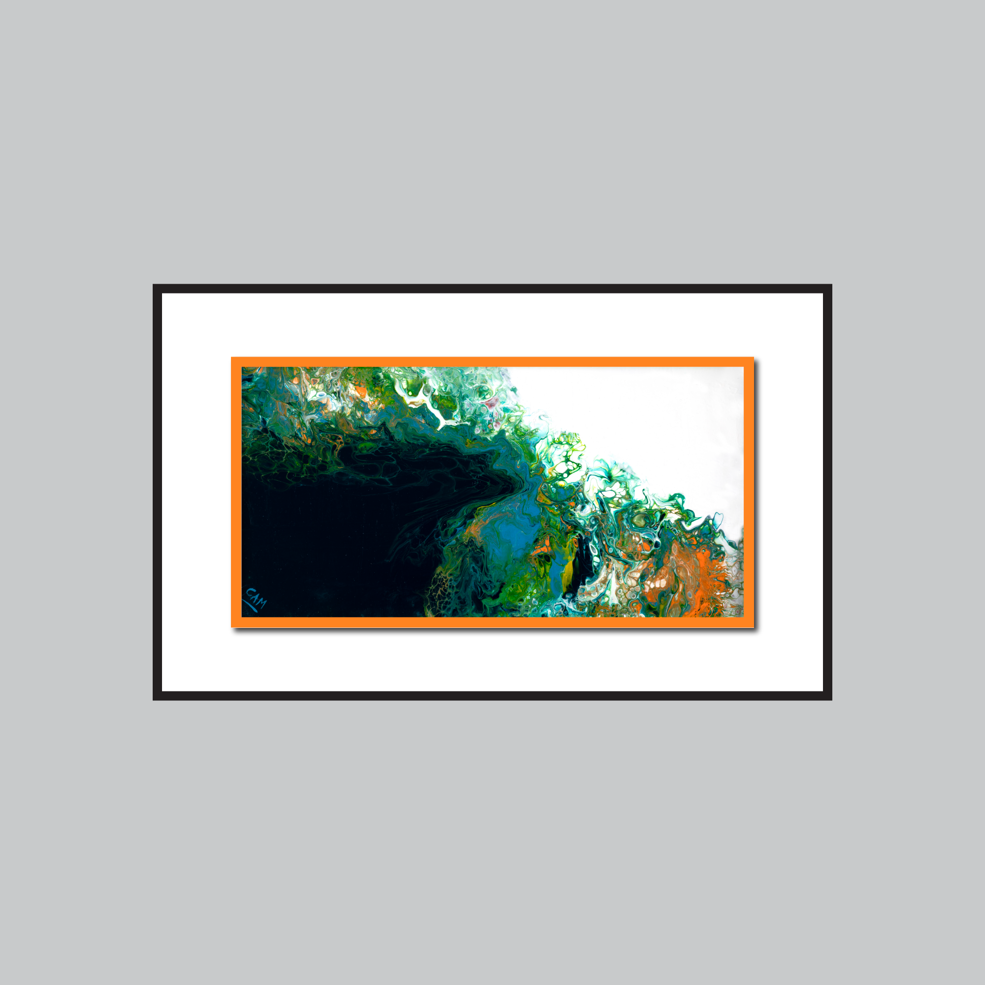 Green Cells (with an orange border)
