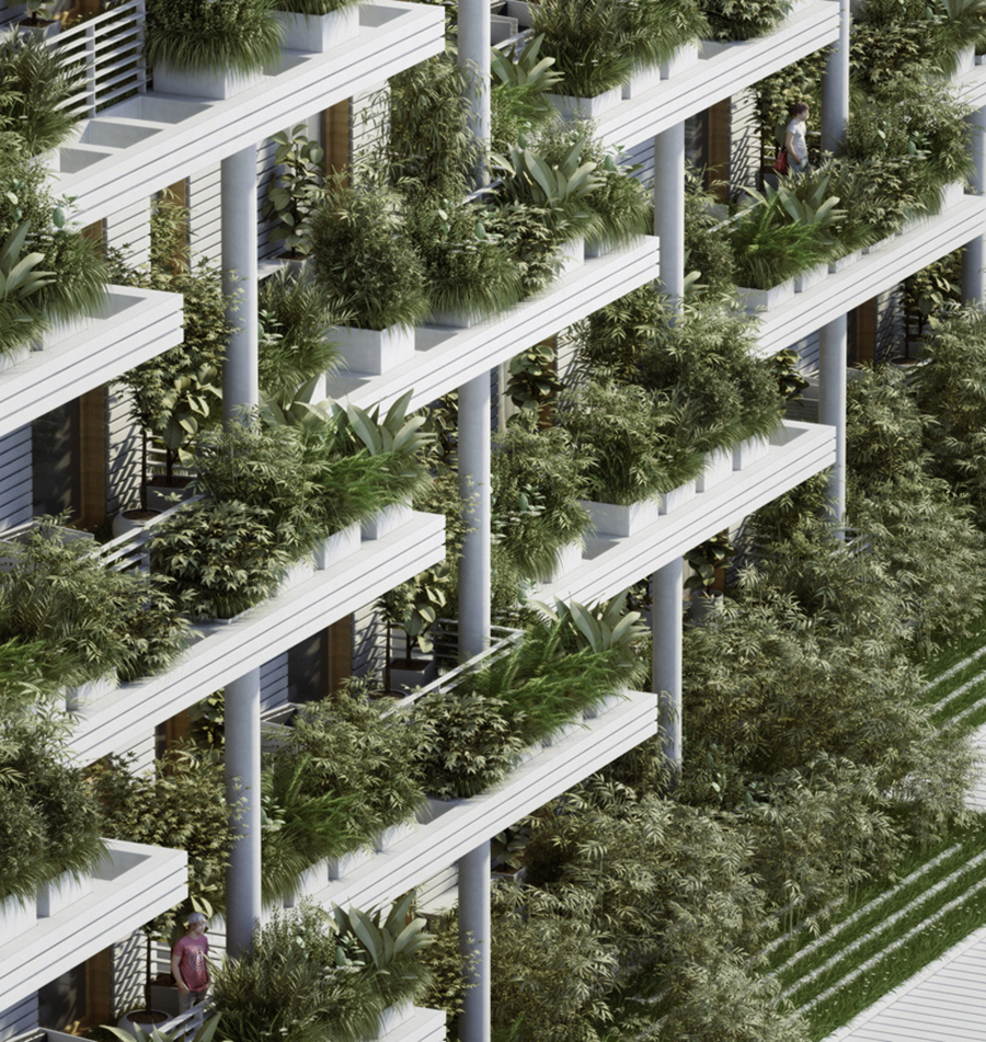 Penda, Sky Villas with Vertical Gardens ,Hyderabad.