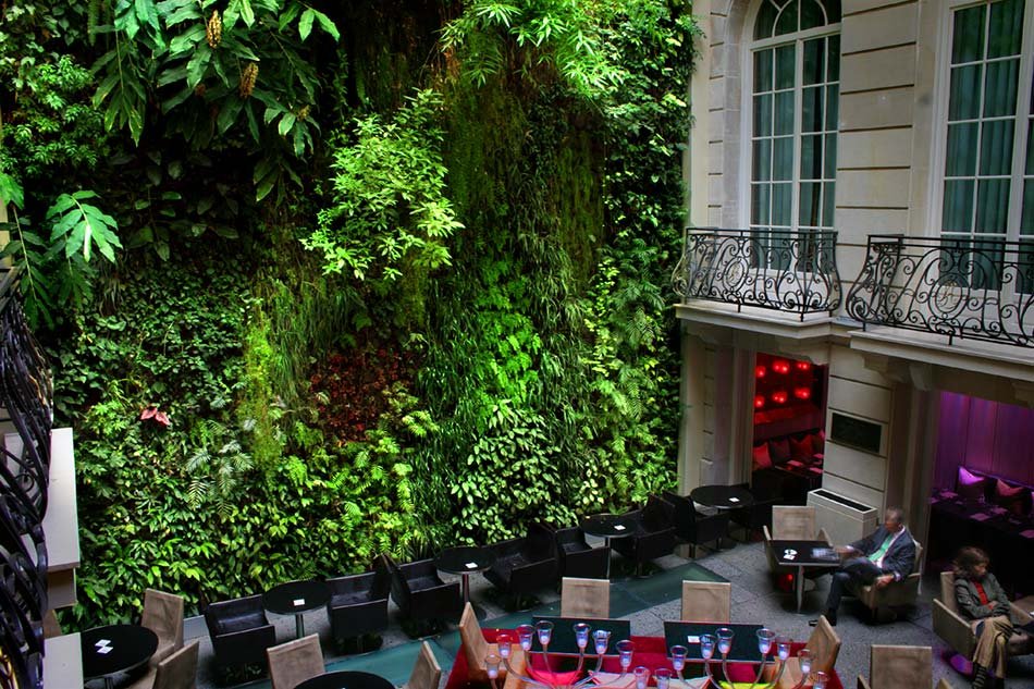 Patrick Blanc – Il padre delle pareti verdi verticali - Pershing Hall Hotel, Parigi