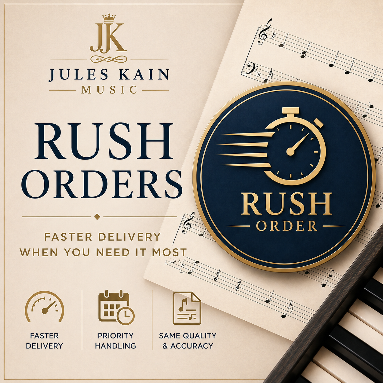 Rush Order / Priority Delivery