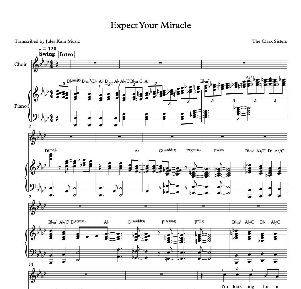 Expect Your Miracle - SAT - The Clark Sisters