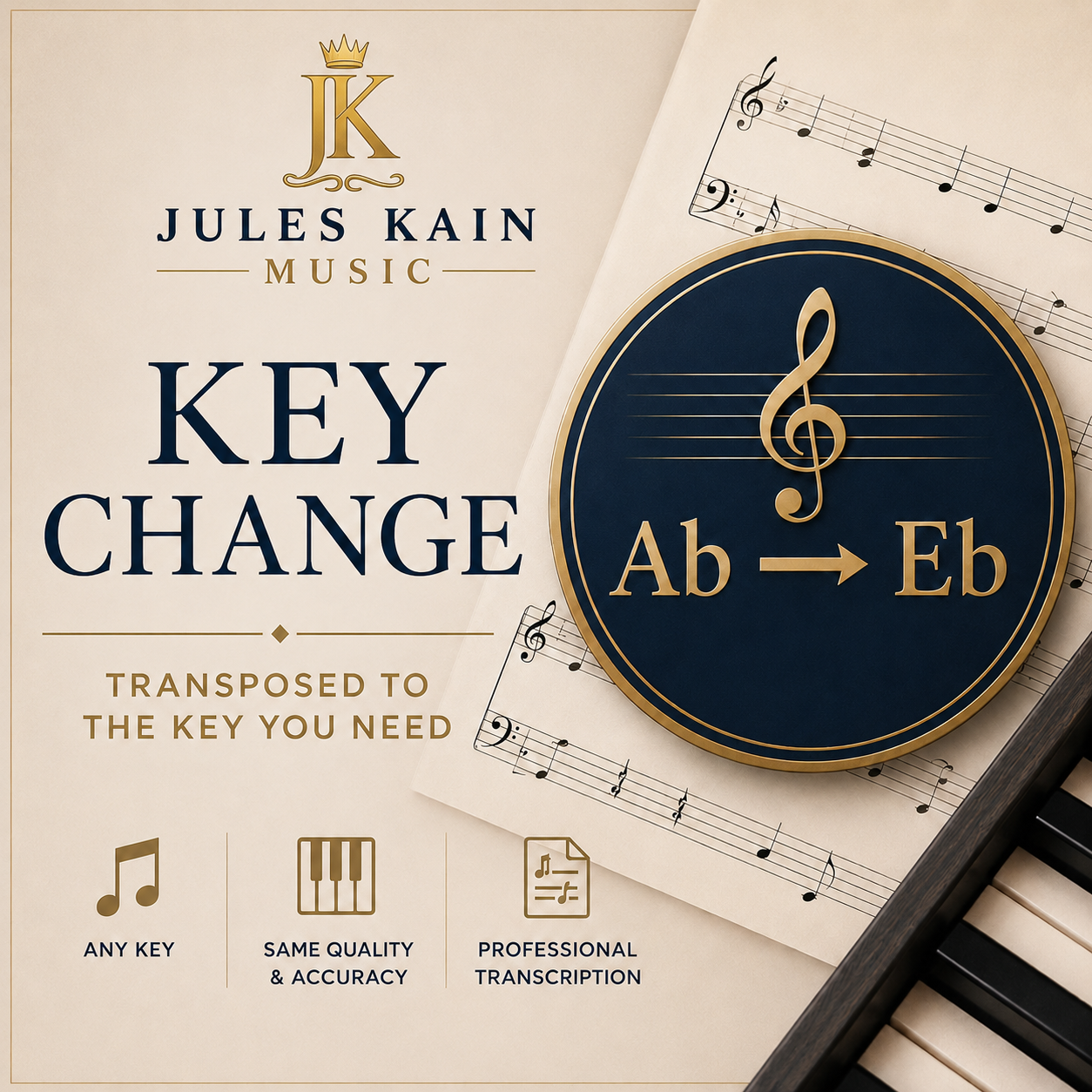 Key Change / Song Transposition