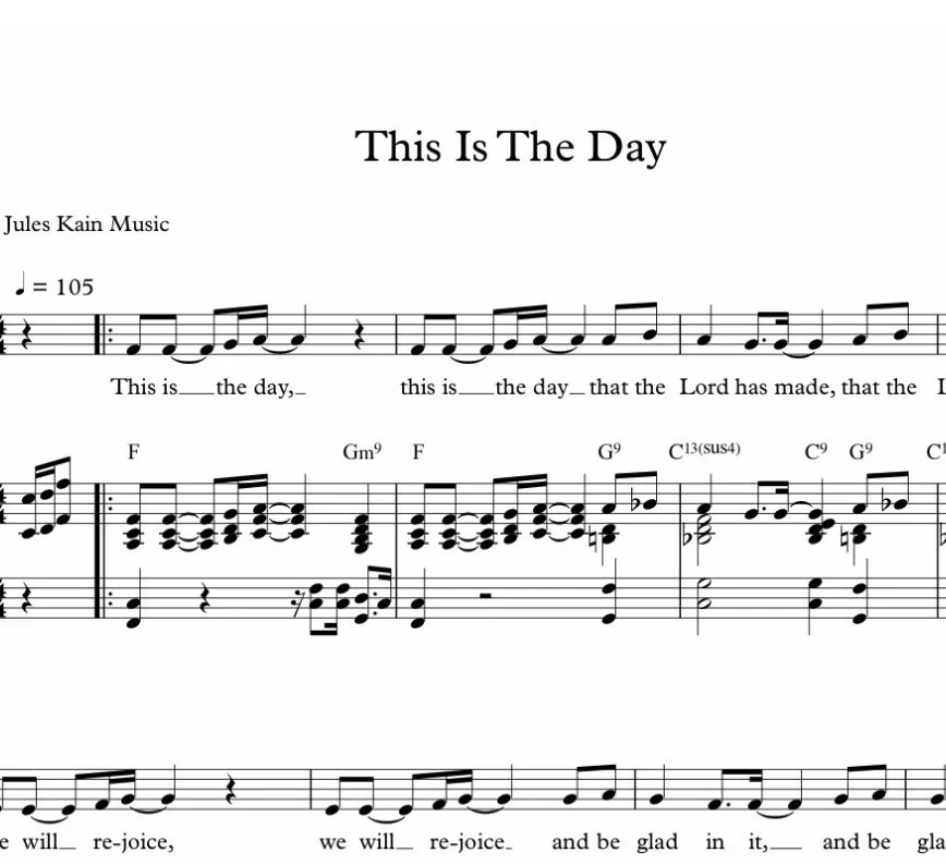 This Is The Day - Congregational - Hymn