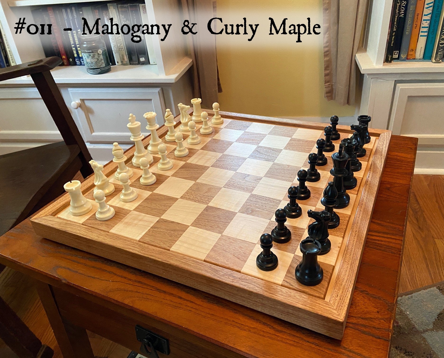 Board #011 – Mahogany & Curly Maple