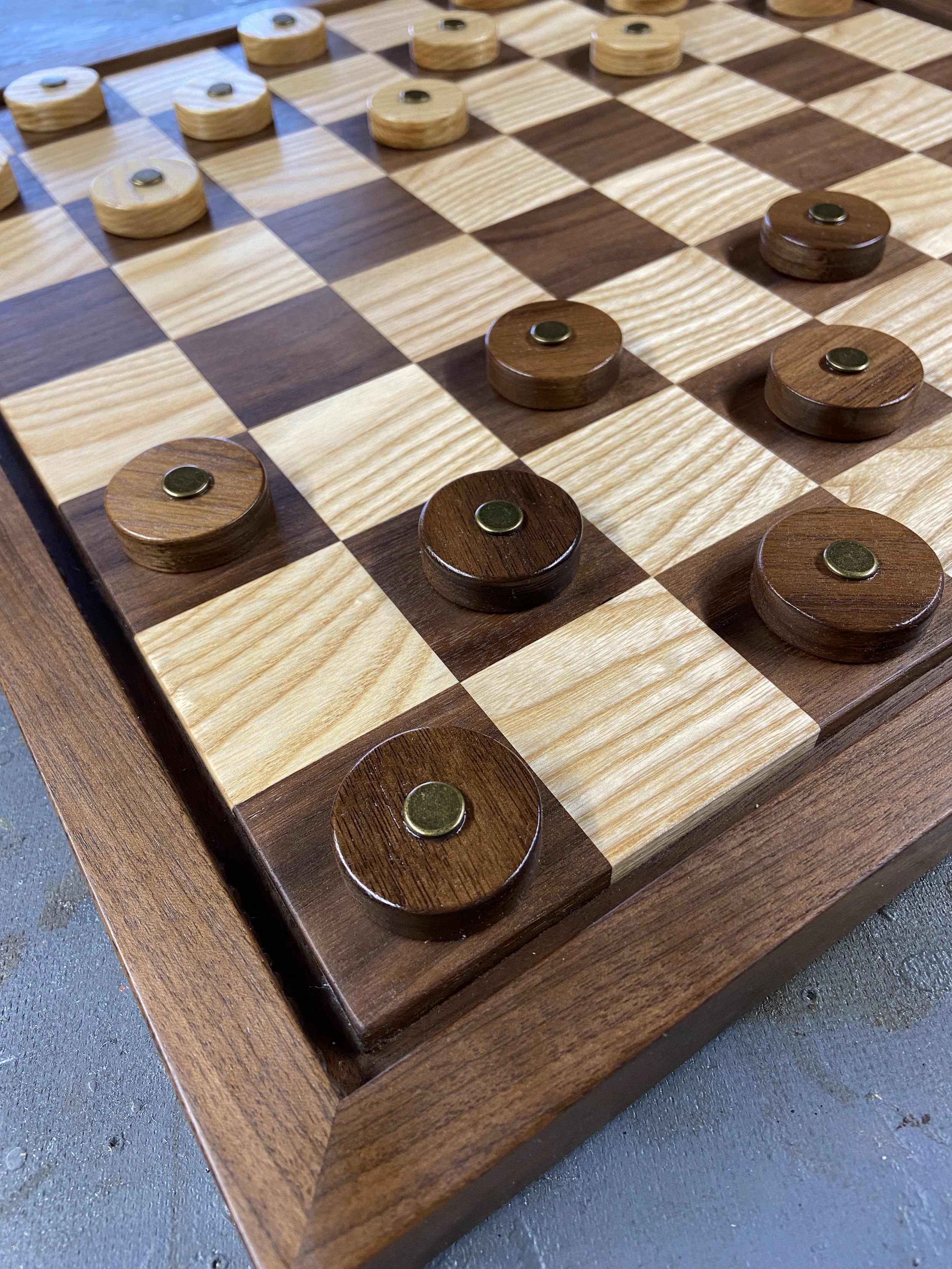 Steampunk Checkers Pieces