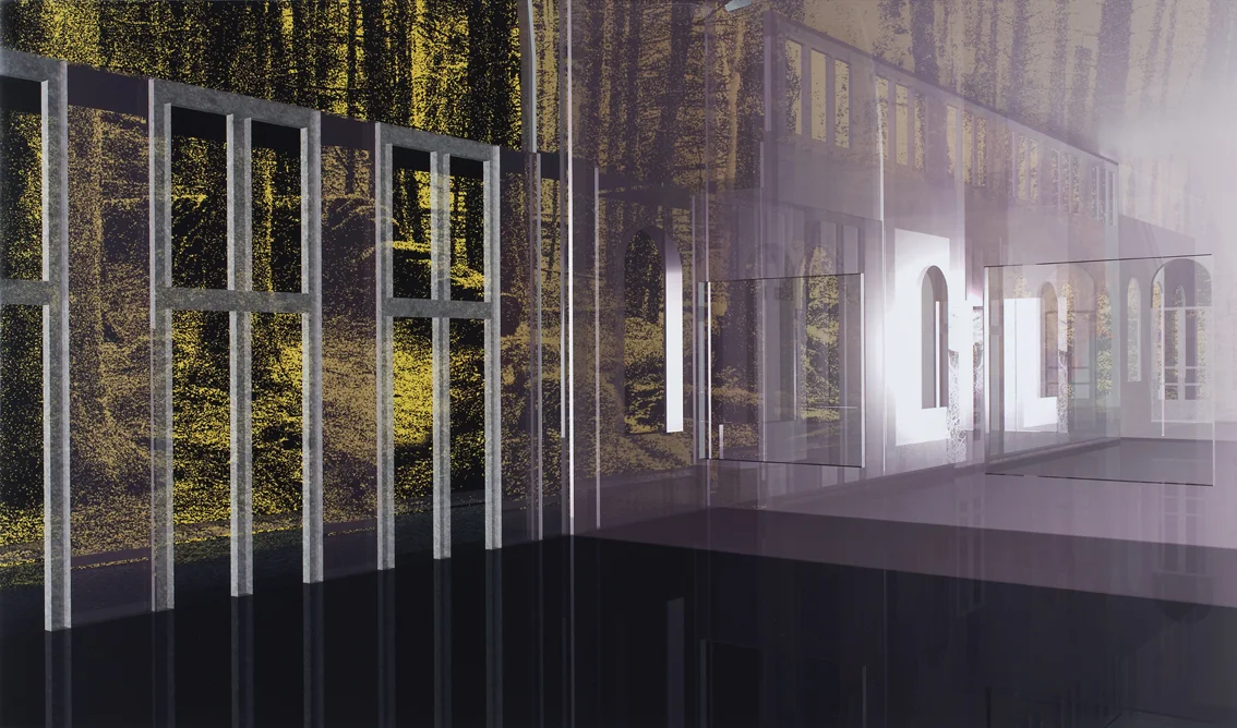 Michel Huelin, "Indoor Landscape I", 2014