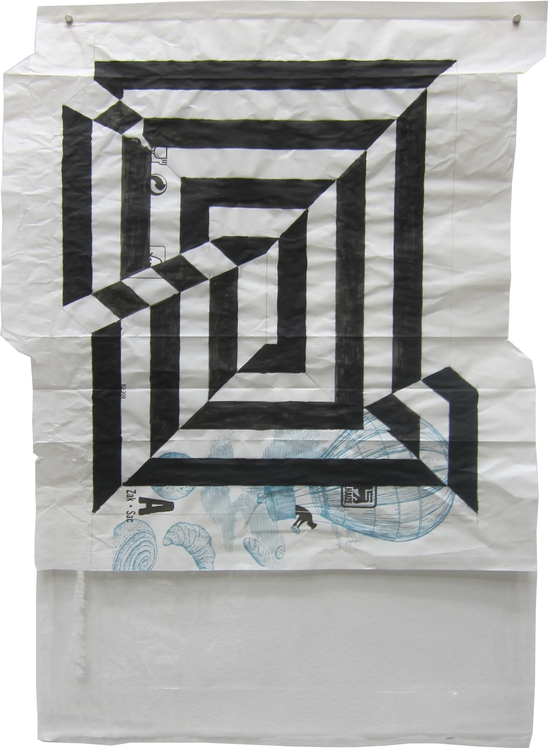 Lunch bag painting 5, 2016