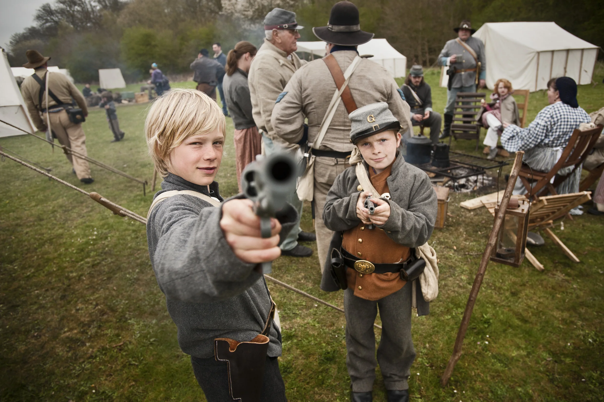 American civil war re-enactment