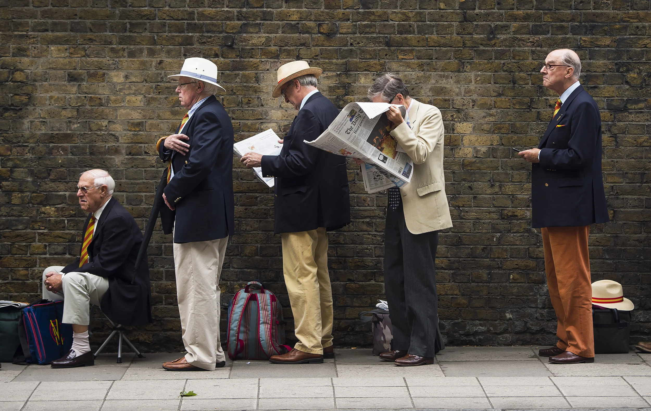 Queue for Lords Ashes test
