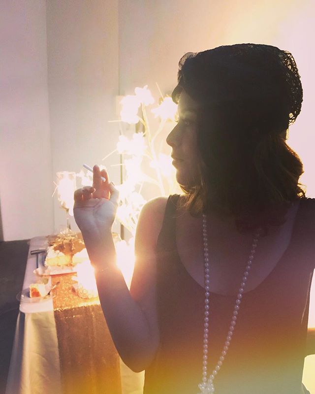 My beautiful wife representing the 20s perfectly.