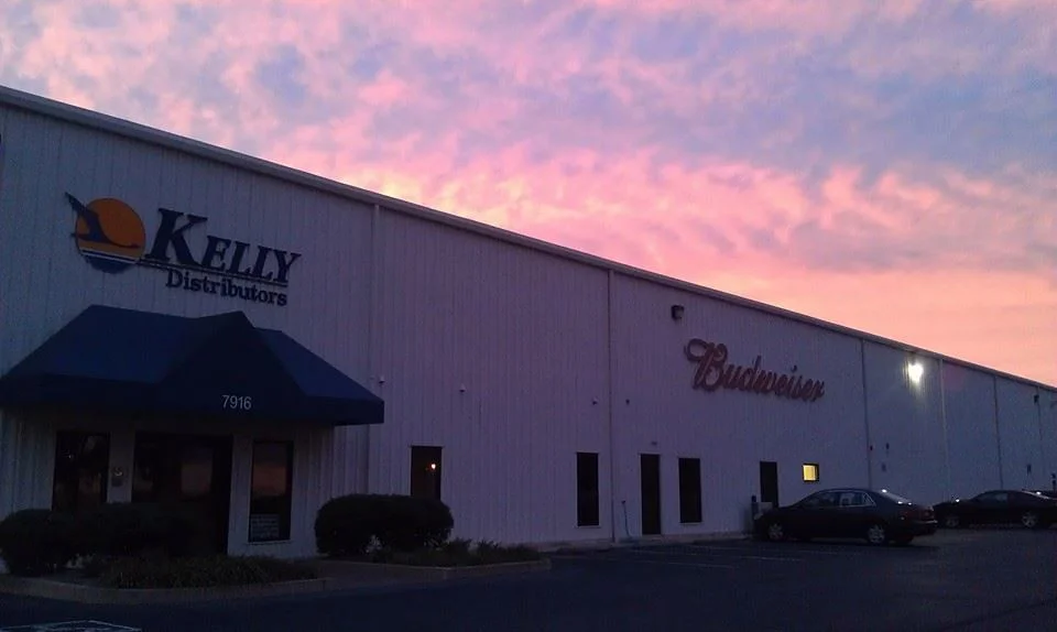 Sunset over Kelly Distributors