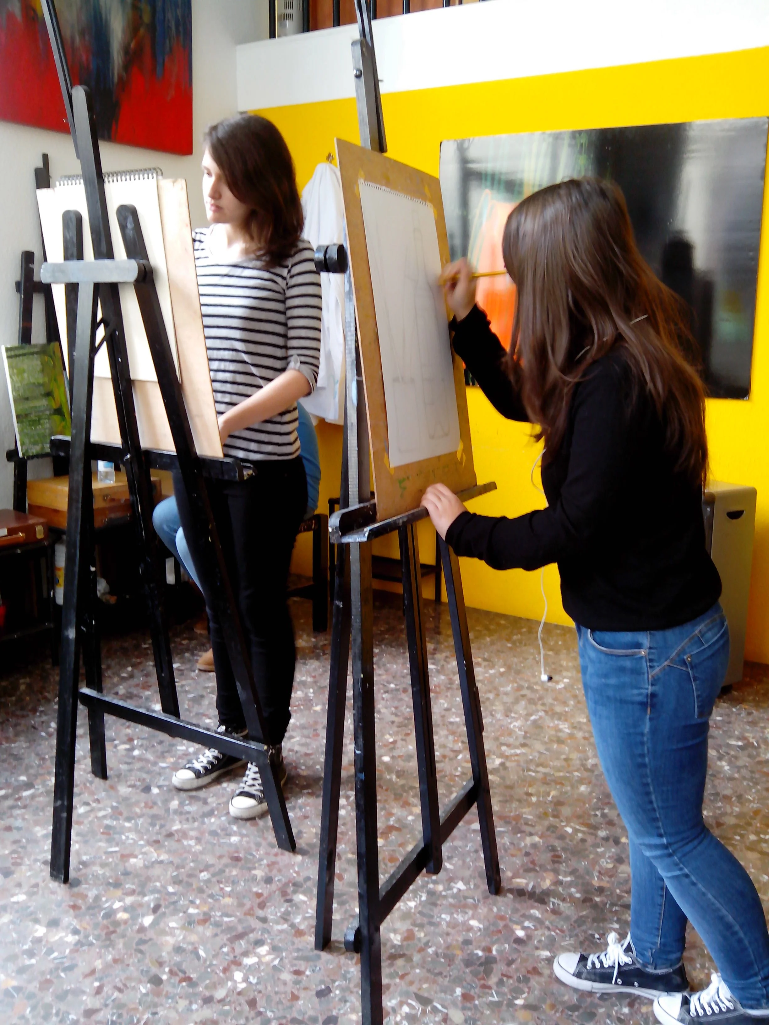 JOVENES ALUMNOS Trabajo del natural…