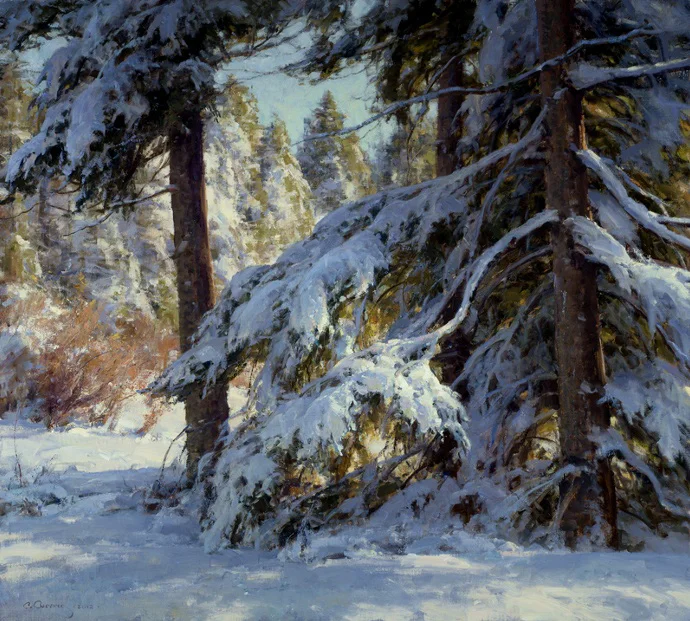 The Joy of Winter by Clyde Aspevig