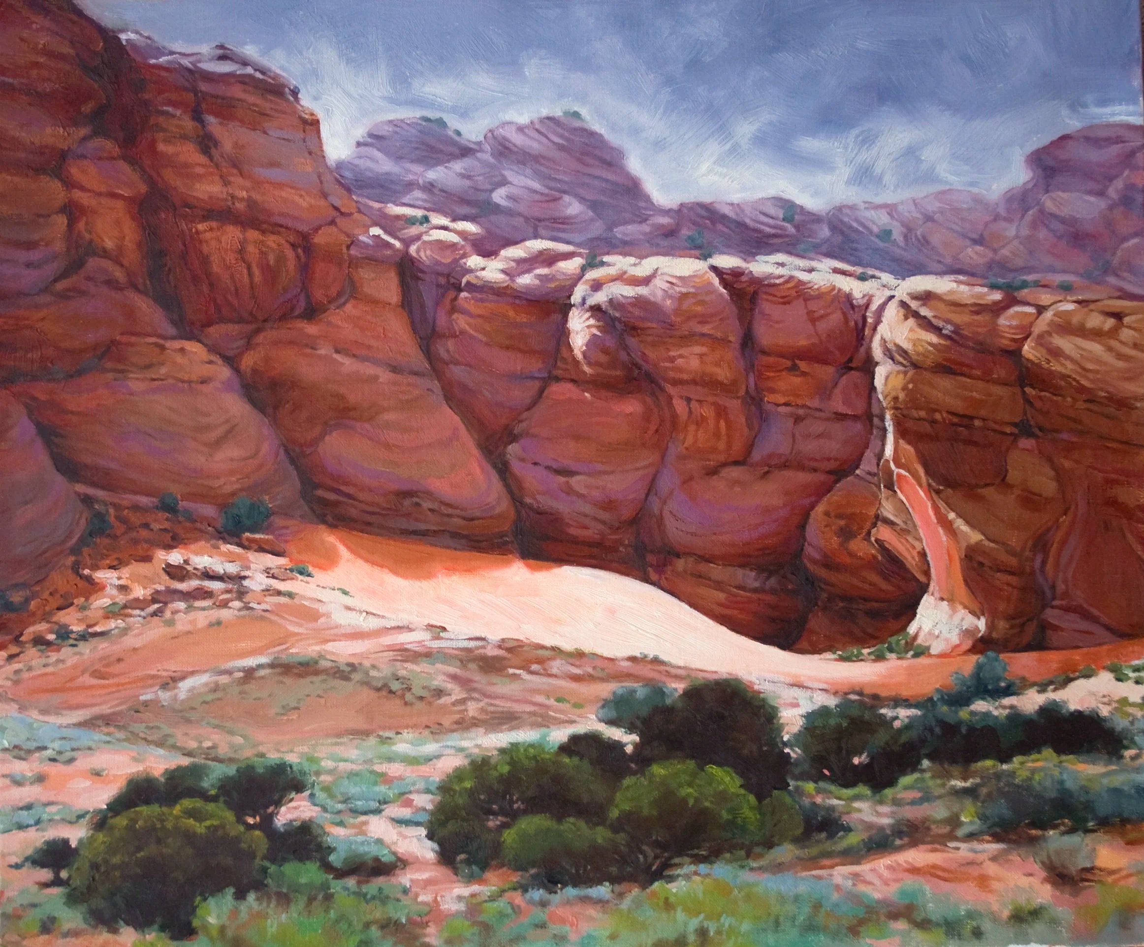 Sunlit Sweep of Sand